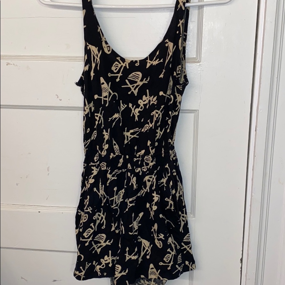 Patterned romper forever 21